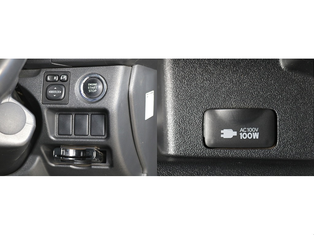 プッシュ式スタート・ビルトインETC・100V電源