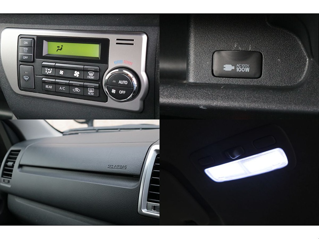 フロントオートエアコン、100V電源コンセント、助手席エアバック、LEDルームランプ！