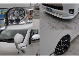 LEDヘッドランプ、FLEXフロントスポイラー、ガッツミラーボディ同色塗装、FLEXオーバーフェンダー！