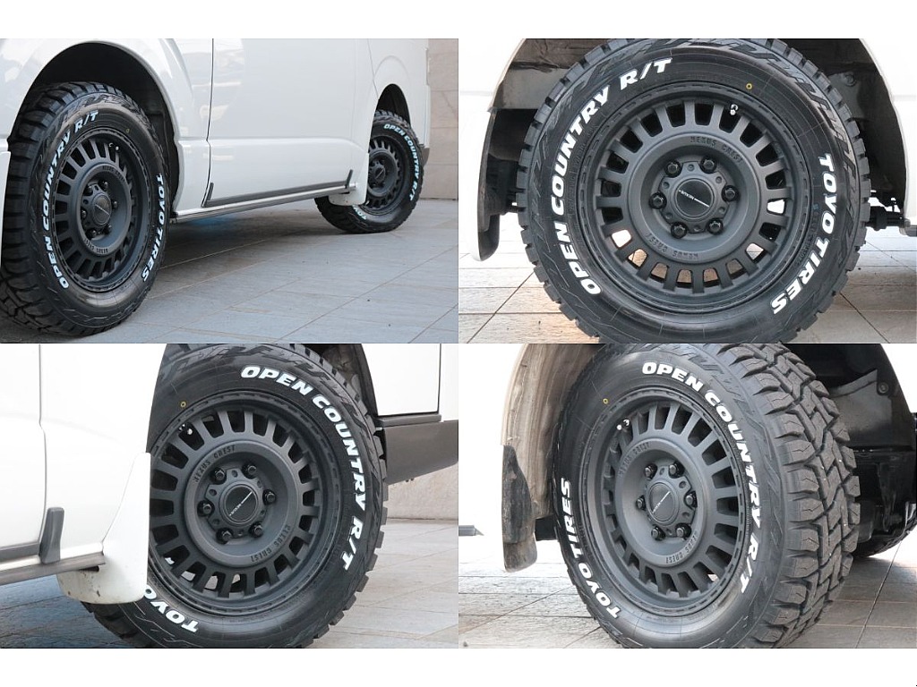 FLEX NC-1 16インチアルミ、TOYOオープンカントリータイヤ！