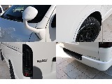 ガッツミラー同色塗装、FLEXオーバーフェンダー、FLEXプレステージLEDテール、インテリジェントクリアランスソナー！