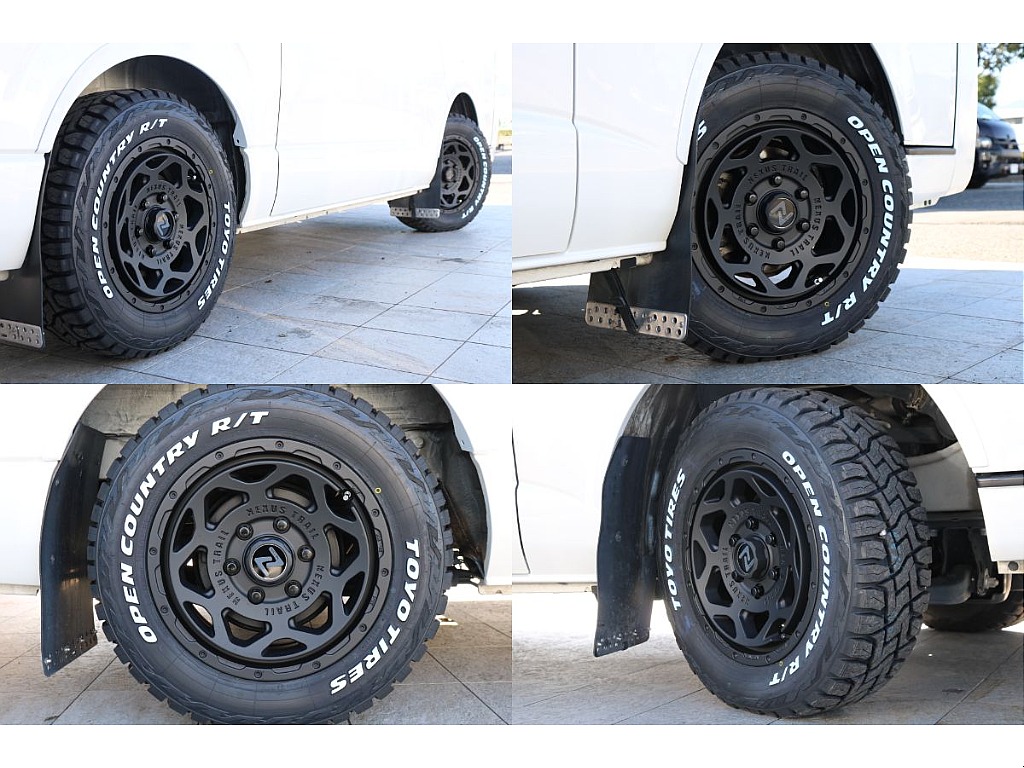 FLEX NT-1 16インチアルミ、TOYOオープンカントリータイヤ！