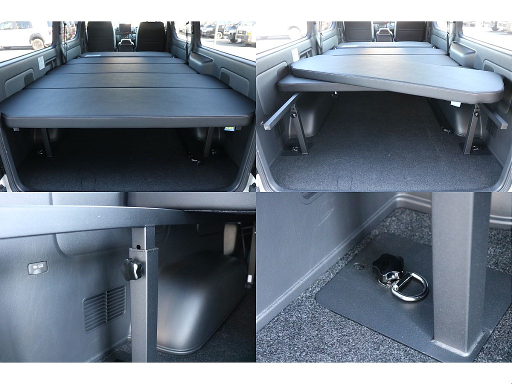 トヨタ ハイエースバン 5D2.8DTスーパーGLダークプライムⅡL 4WD ディーゼルターボ4WD！ベッドキット付 長野県の詳細画像 その8