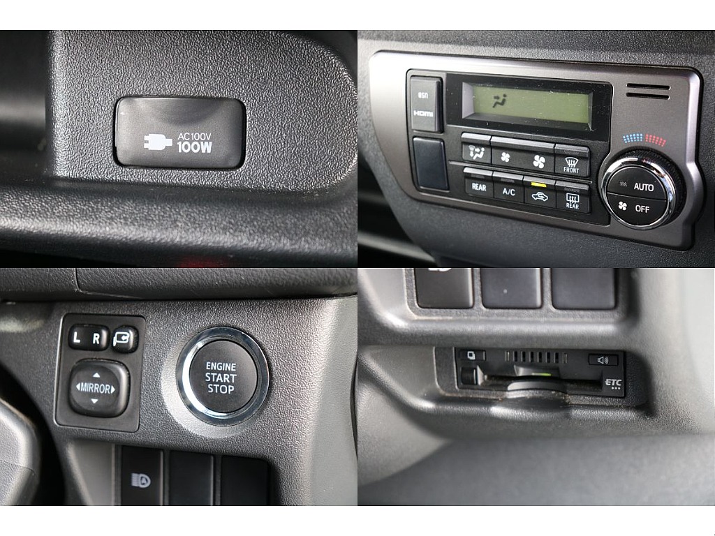 100Vアクセサリーコンセント、フロントオートエアコン、プッシュスタート、ビルドインETC！