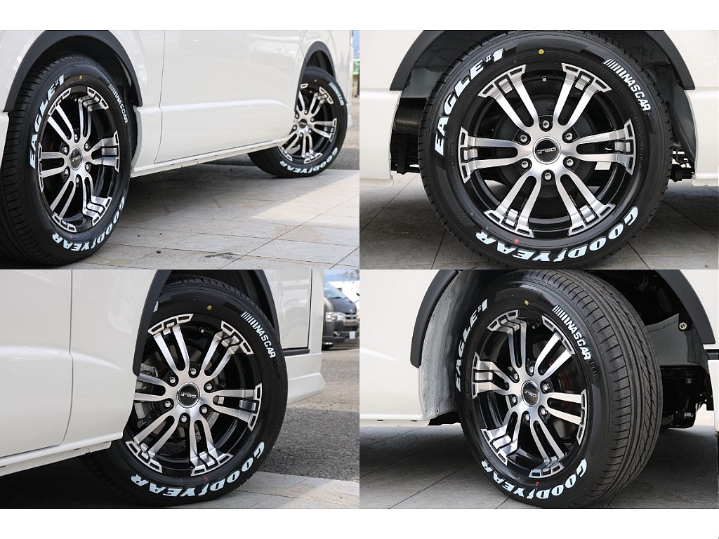 FLEX DELF02 17インチアルミ、グッドイヤーナスカータイヤ！
