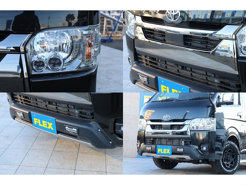 LEDヘッドランプ、ダークプライムⅡ専用ダークメッキグリル、TRDオフロードスポイラー！