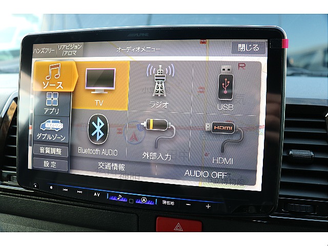 フルセグTV、Bluetooth機能付！