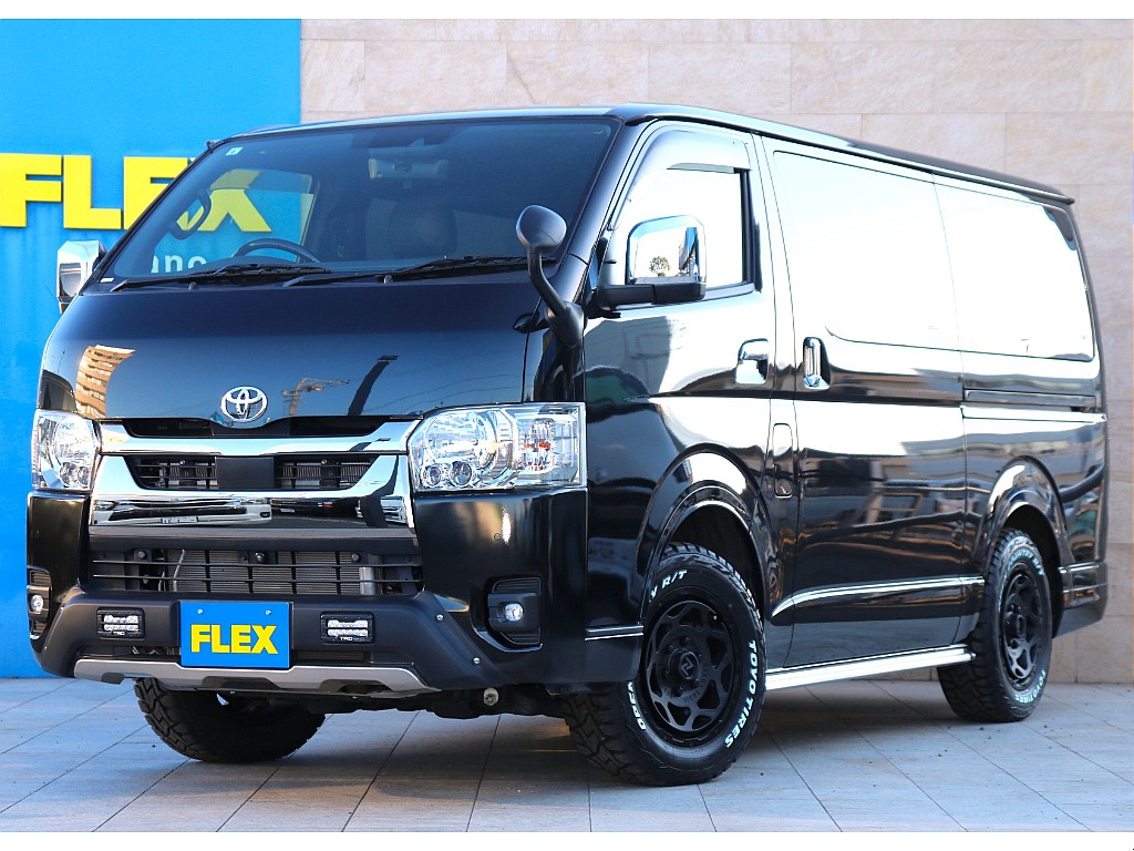 ハイエース長野店までお問合せお待ちしております！ ディーゼルターボ4WD！TRDフルエアロ車！