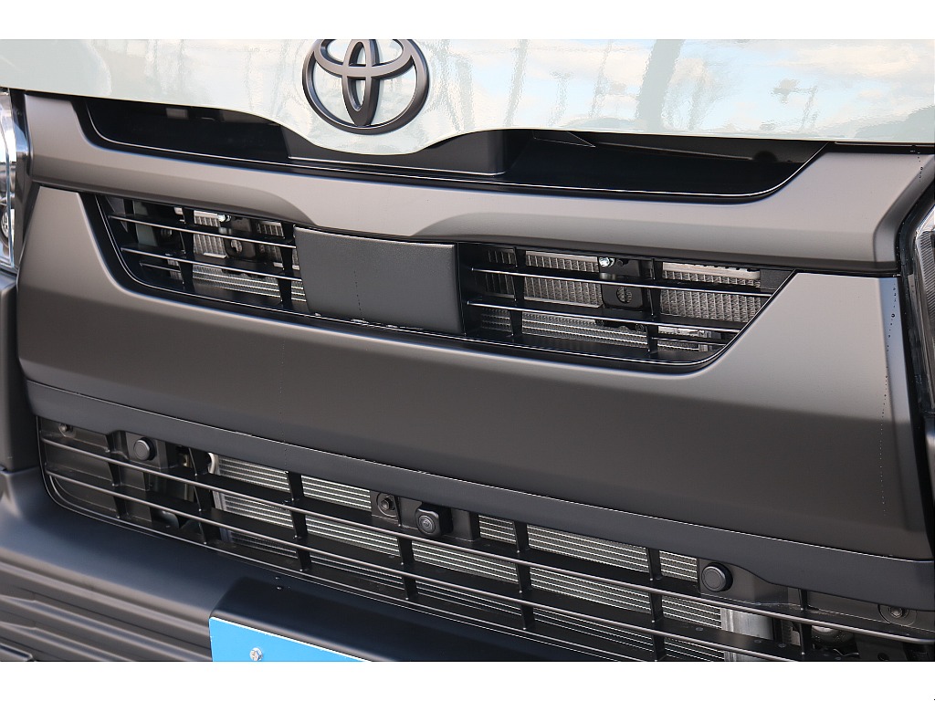 フロントグリルマッドブラック塗装！