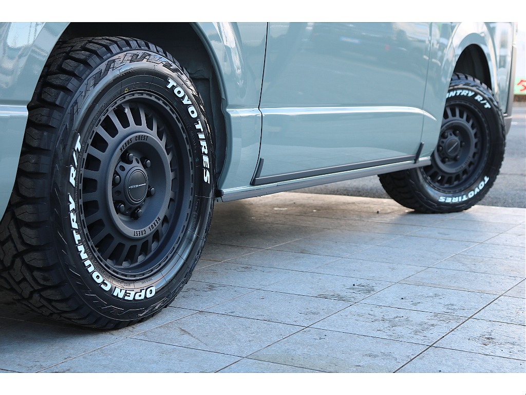 FLEX NC-1 16インチアルミ、TOYOオープンカントリータイヤ！