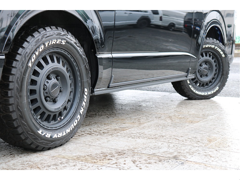 FLEX NC-1 16インチアルミ、TOYOオープンカントリータイヤRT！