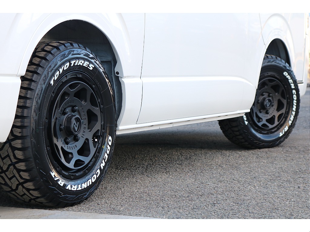 FLEX NT-1 16インチアルミ、TOYOオープンカントリータイヤRT！
