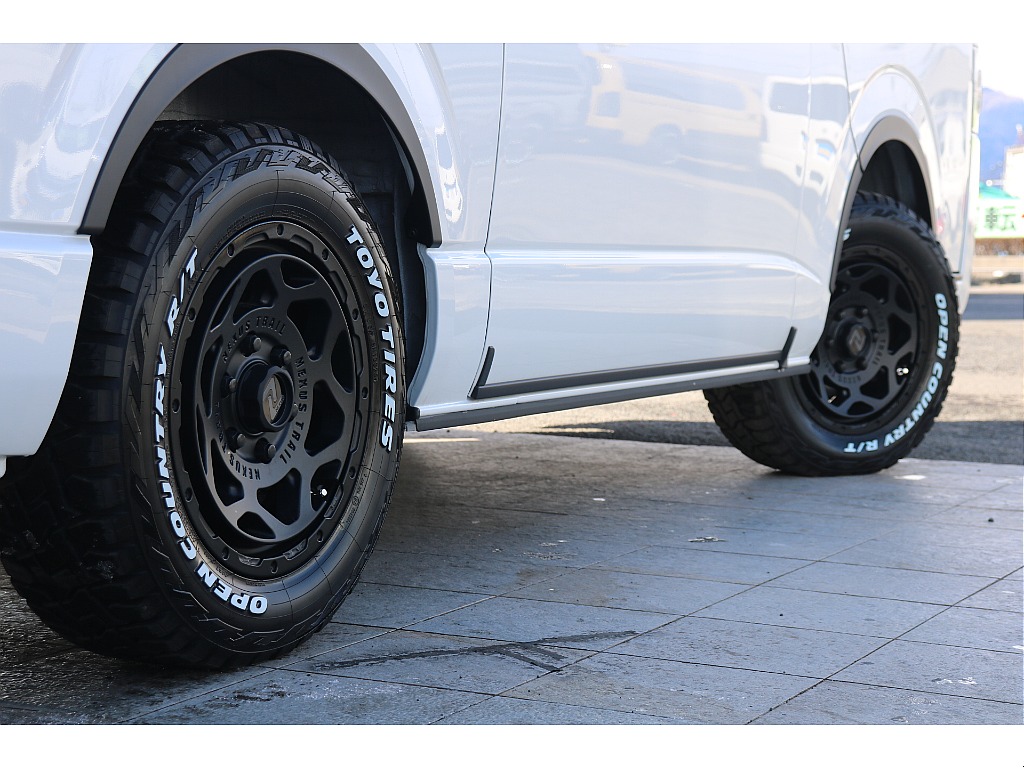 FLEX NT-1 16インチアルミ、TOYOオープンカントリータイヤRT！