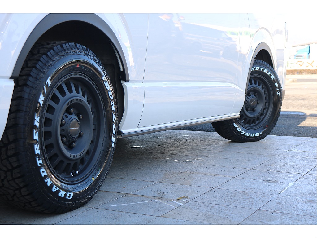 FLEX NC-1 16インチアルミ、ダンロップGRAND TREKタイヤ！