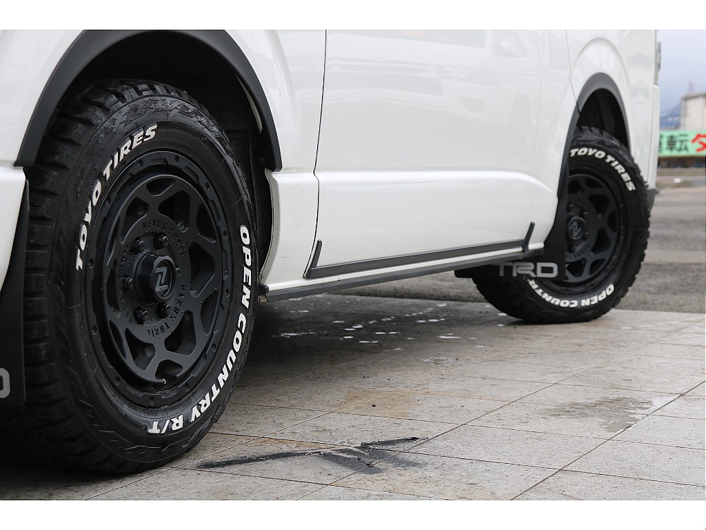 FLEX NT-1 16インチアルミ、TOYOオープンカントリータイヤRT！