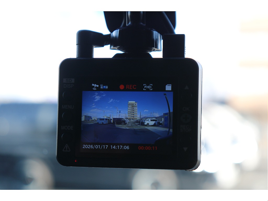 フロントドライブレコーダー！