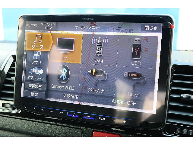 フルセグTV、Bluetooth付！