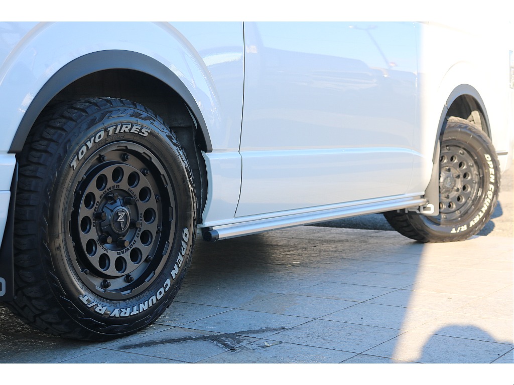 H12ショットガン16インチアルミ、TOYOオープンカントリータイヤRT！