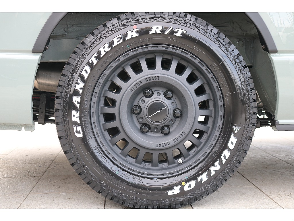 FLEX NC-1 16インチアルミ、ダンロップGRAND TREKタイヤ！