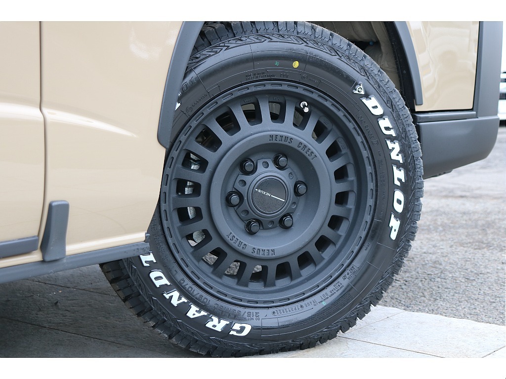 FLEX NC-1 16インチアルミ、ダンロップGRAND TREKタイヤ！