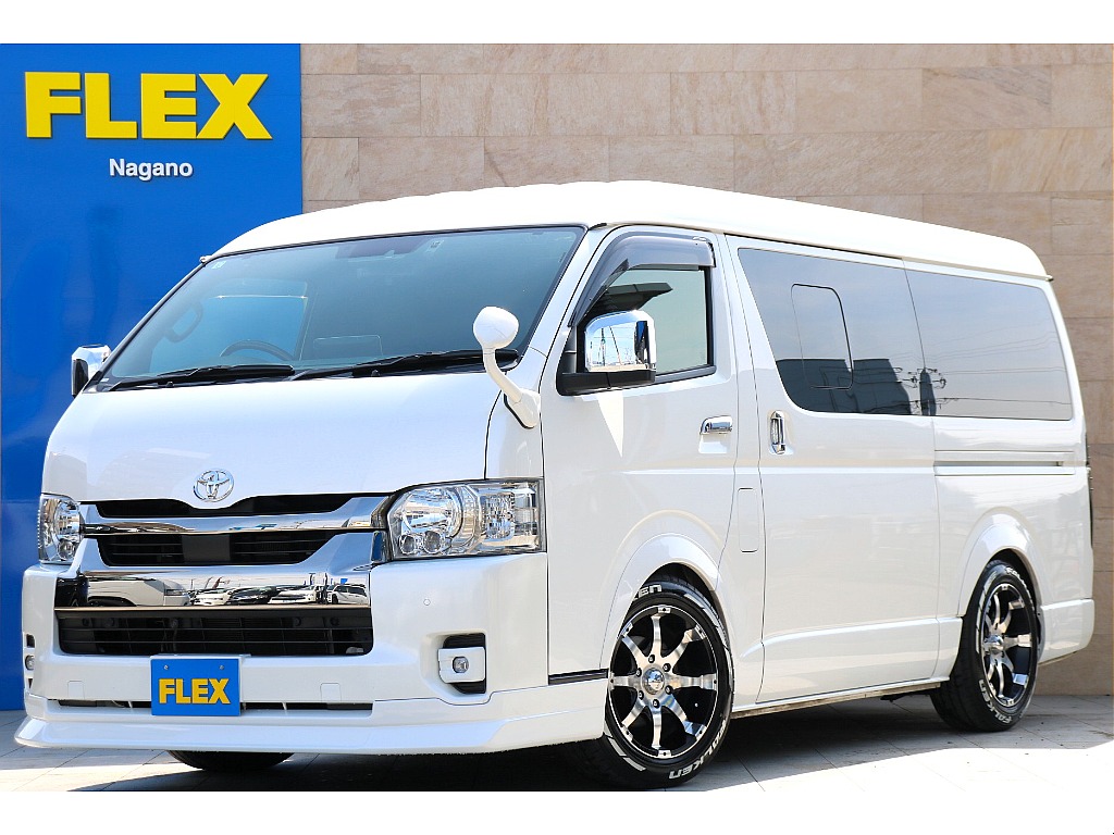 ハイエース長野店までお問合せお待ちしております！ R6ハイエースワイドバンS-GLダークプライムⅡディーゼル2WD！カスタム盛りだくさんの1台！