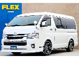 ハイエース長野店までお問合せお待ちしております！ R3ハイエースワゴンGLガソリン4WD！ BIG-Xナビ！床張りフローリング床張り施工！