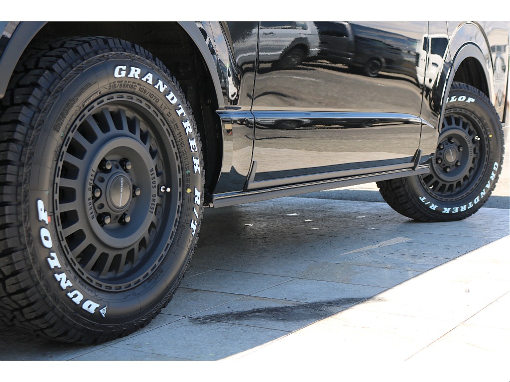 FLEX NC-1 16インチアルミ、ダンロップGRAND TREKタイヤ！