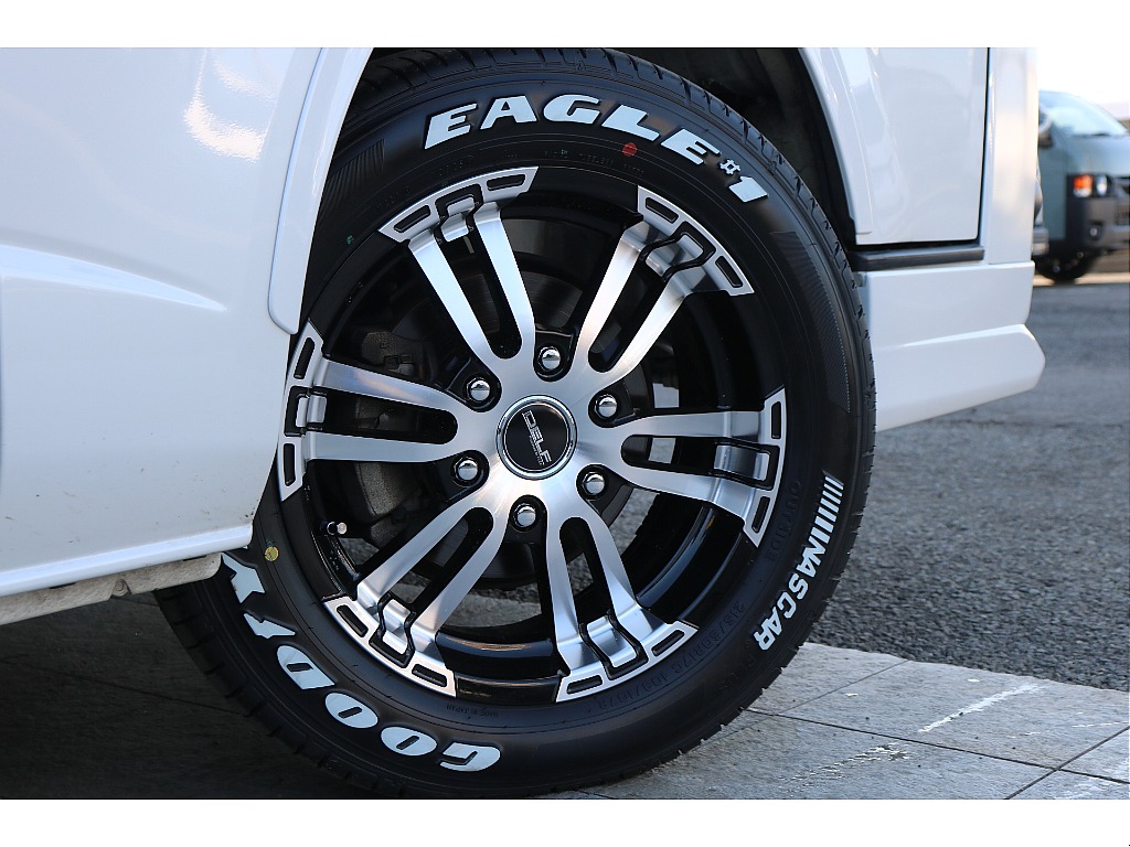 新品FLEX DELF02 17インチアルミ、グッドイヤーナスカータイヤ！