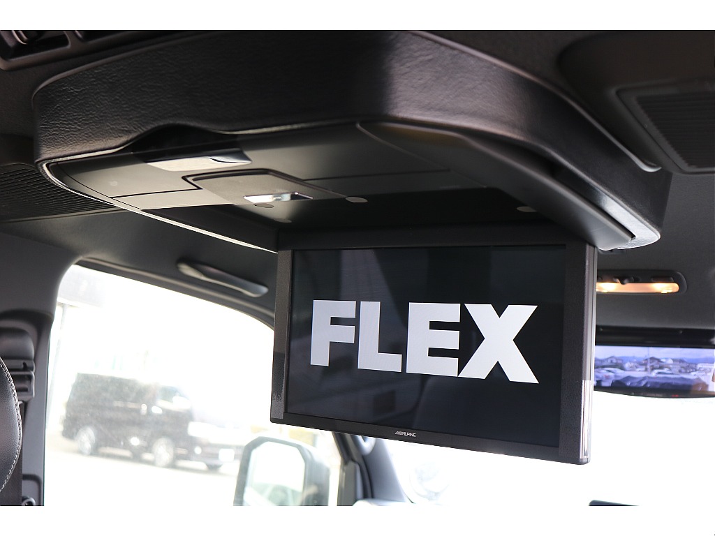 アルパイン12.8インチフリップダウンモニター！