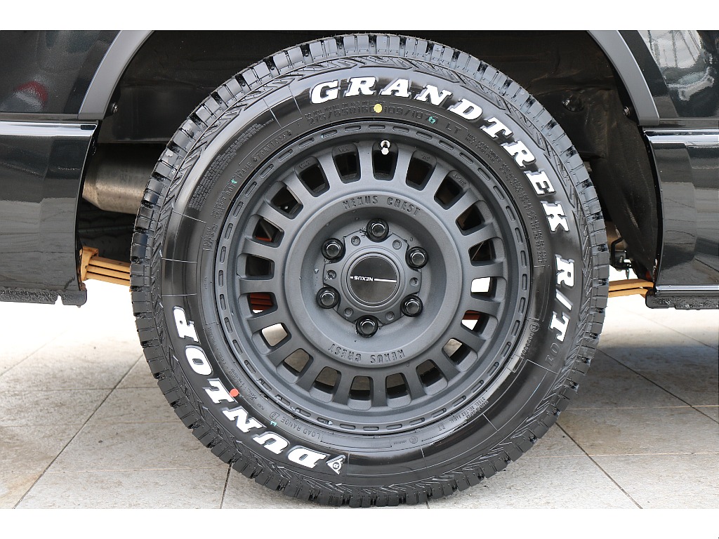 FLEX NC-1 16インチアルミ、ダンロップGRAND TREKタイヤ！