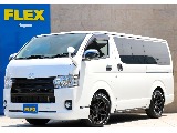 ハイエース長野店までお問合せお待ちしております！ H29ハイエースバンS-GLダークプライムディーゼルターボ4WD！新品パーツ多数！お得なコンプリートカー！