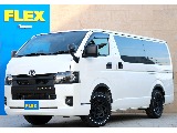 ハイエース長野店までお問合せお待ちしております！ R5ハイエースバンS-GLダークプライムⅡディーゼル4WD！ ベッドキット付きのブラックエディション！