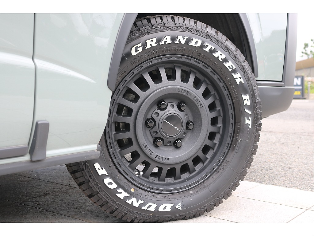 FLEX NC-1 16インチアルミ、ダンロップGRAND TREKタイヤ！