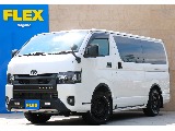 ハイエース長野店までお問い合わせお待ちしております！ R5ハイエースバンS-GLダークプライムⅡディーゼルターボ4WD！カスタム盛りだくさん！TRDフルエアロのブラックエディション！BIG-Xナビ！