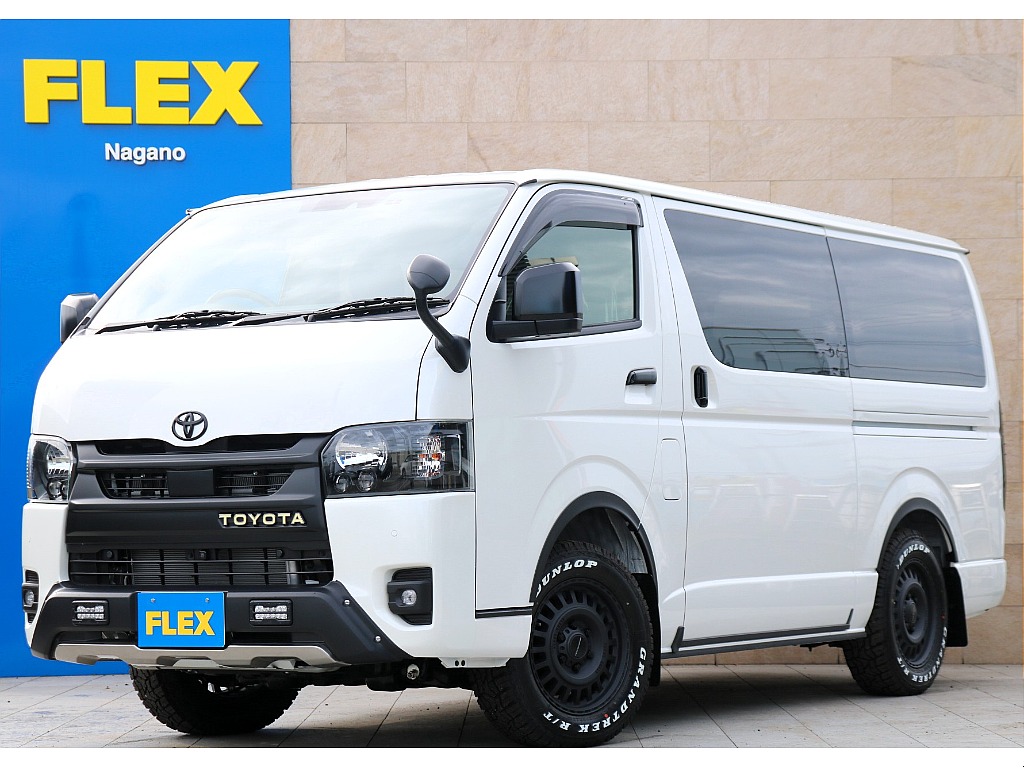 トヨタ&nbsp;ハイエースバン&nbsp;5D2.8DTスーパーGLダークプライムⅡL 4WD&nbsp;BIG-Xナビ、ベッドキット！&nbsp;長野県