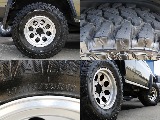 ジムライン16インチAW×YOKOHAMAジオランダー（285/75/16）をインストール！各部メッキ仕様になりますので、足元にもメッキホイールをインストールしております！