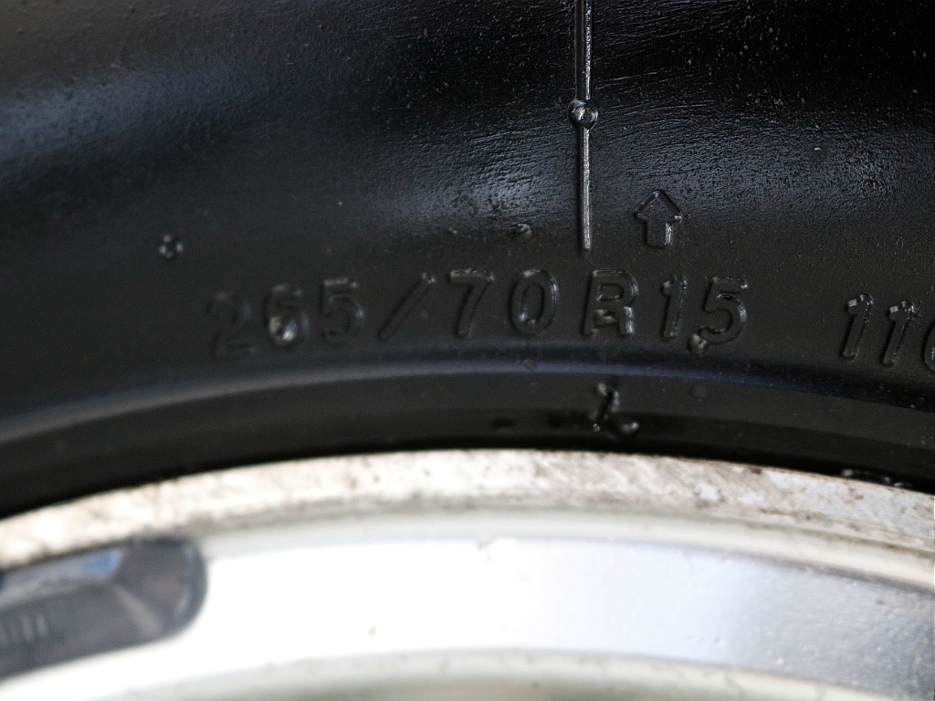 タイヤはジオランダータイヤ(265/70/15)をインストール済み！