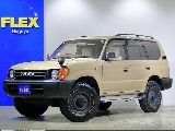 平成13年　95プラド　2700CC　ガソリンエンジン　走行17.4万キロ　DEANコロラドAW×YOKOHAMAジオランダー　　 ベージュボディカラーの車両のご案内です！