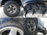 タイヤはブラッドレーV16インチ×YOKOHAMAジオランダーM/T（255/85R16）となります。