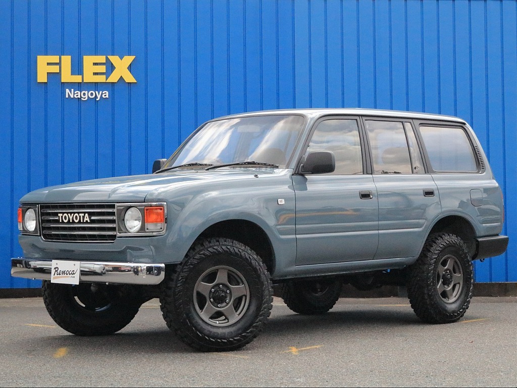 平成1年式　ランドクルーザー80 4.5 VX 4WD Renoca　Wonder　角目ヘッドライト　走行16.2万キロ　2インチアップ　クルーズコントロール付き車両のご紹介です♪