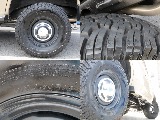タイヤは輸出用鉄ホイール×YOKOHAMAジオランダーX-AT（31/10.50/15）となります。