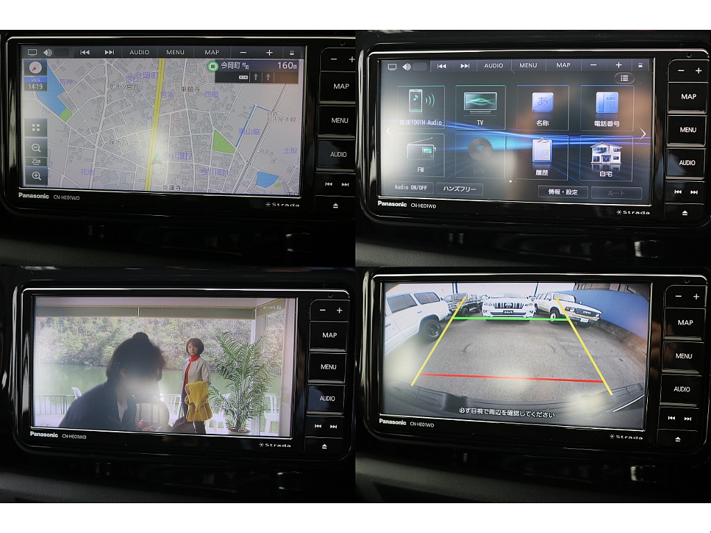 ストラーダナビをインストール！最新のナビなどへの交換も可能です！最近では車内WIFIを接続して、YouTubeやNETFLIXを見るカスタムが流行しています！