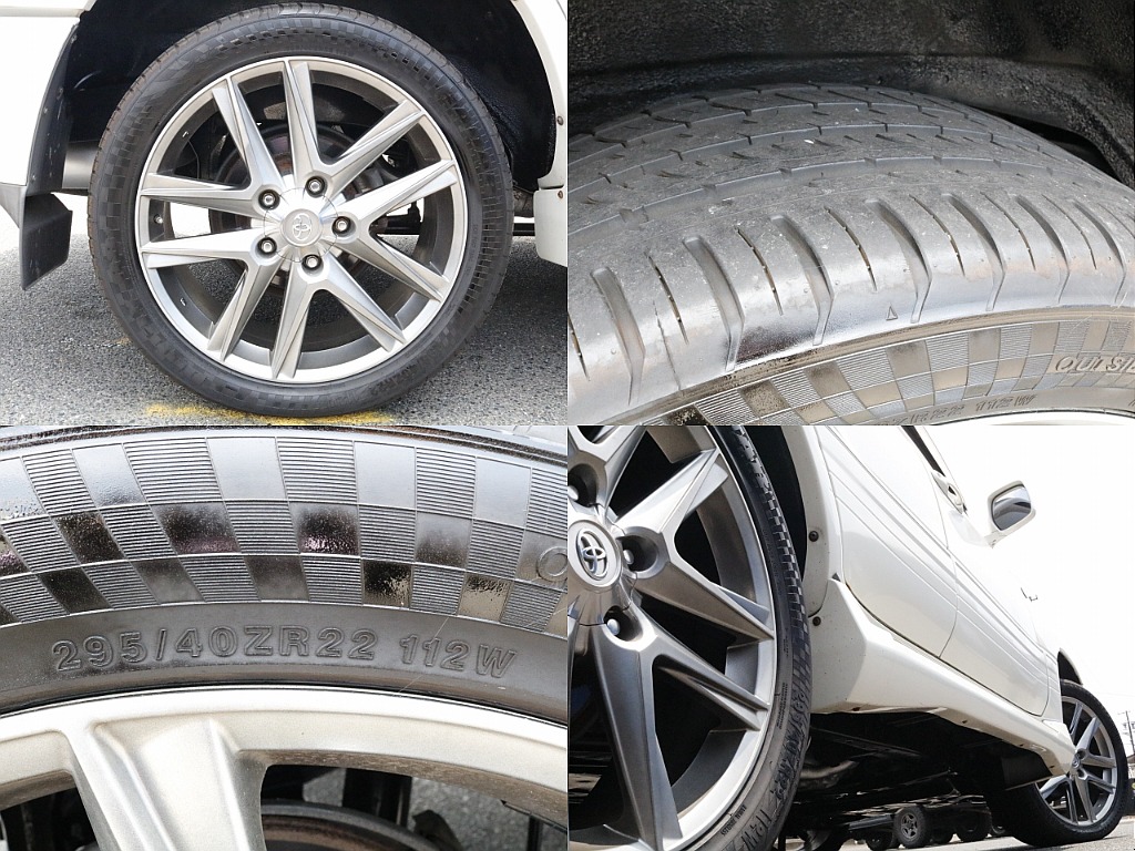 タイヤはLX５７０仕様２２インチAW×サイズは２９５/４０R２２です！！