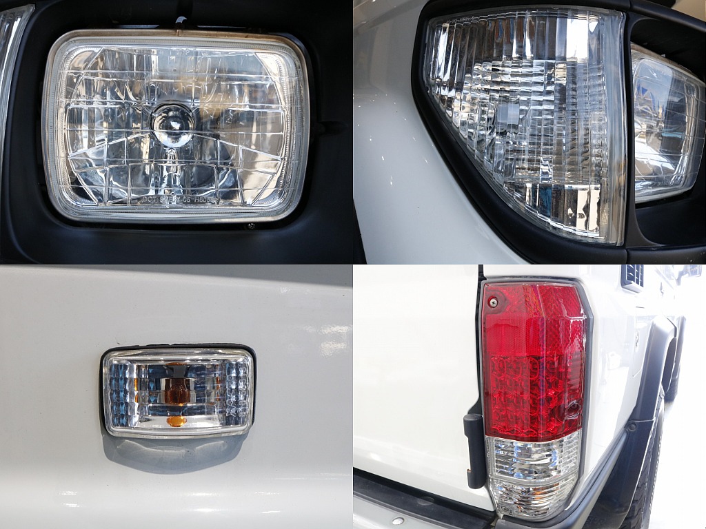 クリスタル仕様のヘッドライト、コーナーレンズ、フロントウィンカー、サイドマーカー、ＬＥＤテールランプをインストール済！！クリスタルは灯火していない時も輝きが違いますね♪