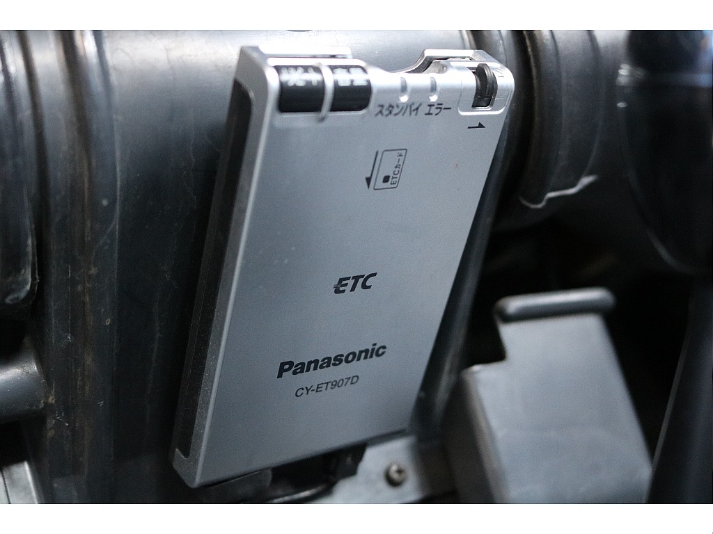 ETC機能付きなので高速道路の乗り降りも楽々◎