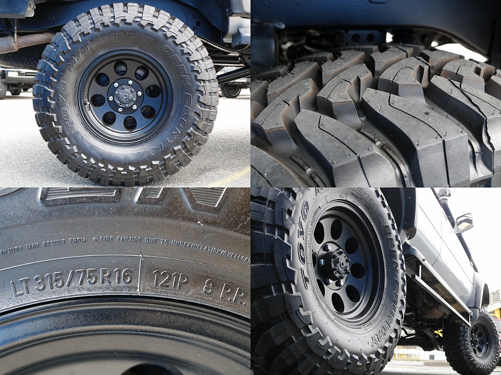 新品ジムライン１６インチＡＷ×オープンカントリー３１５ＭＴ（315/75R16）となります。