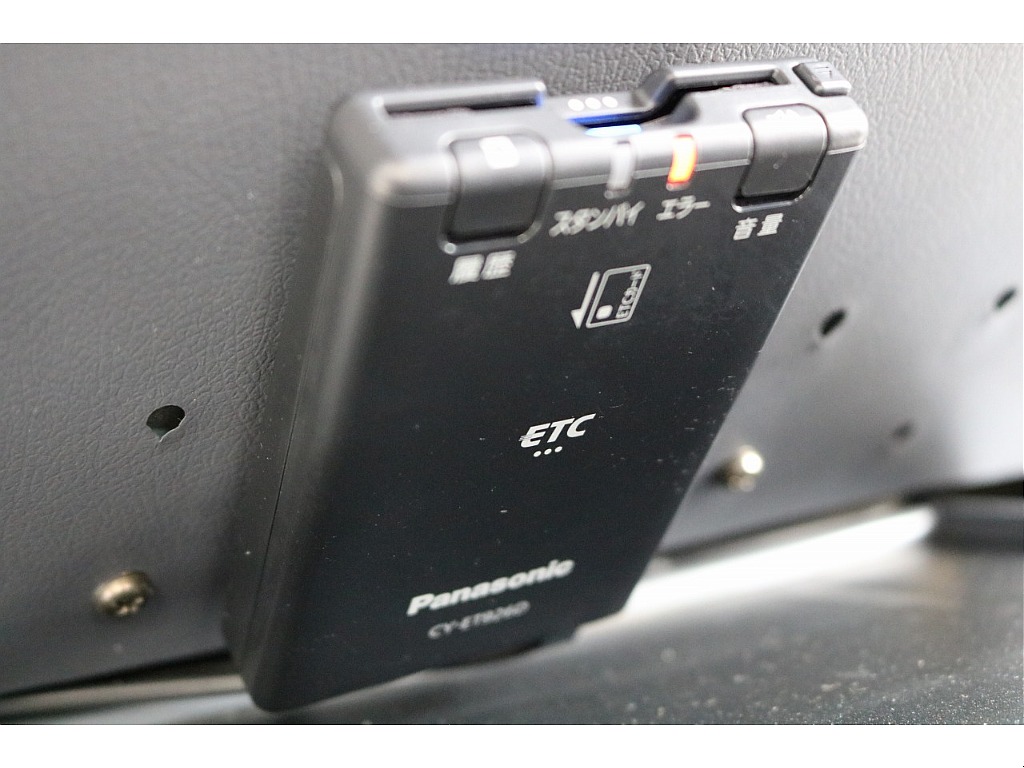 ETC付いてます！高速の乗り降りがスムーズに♪スマートインターも利用でき、安心ですね！