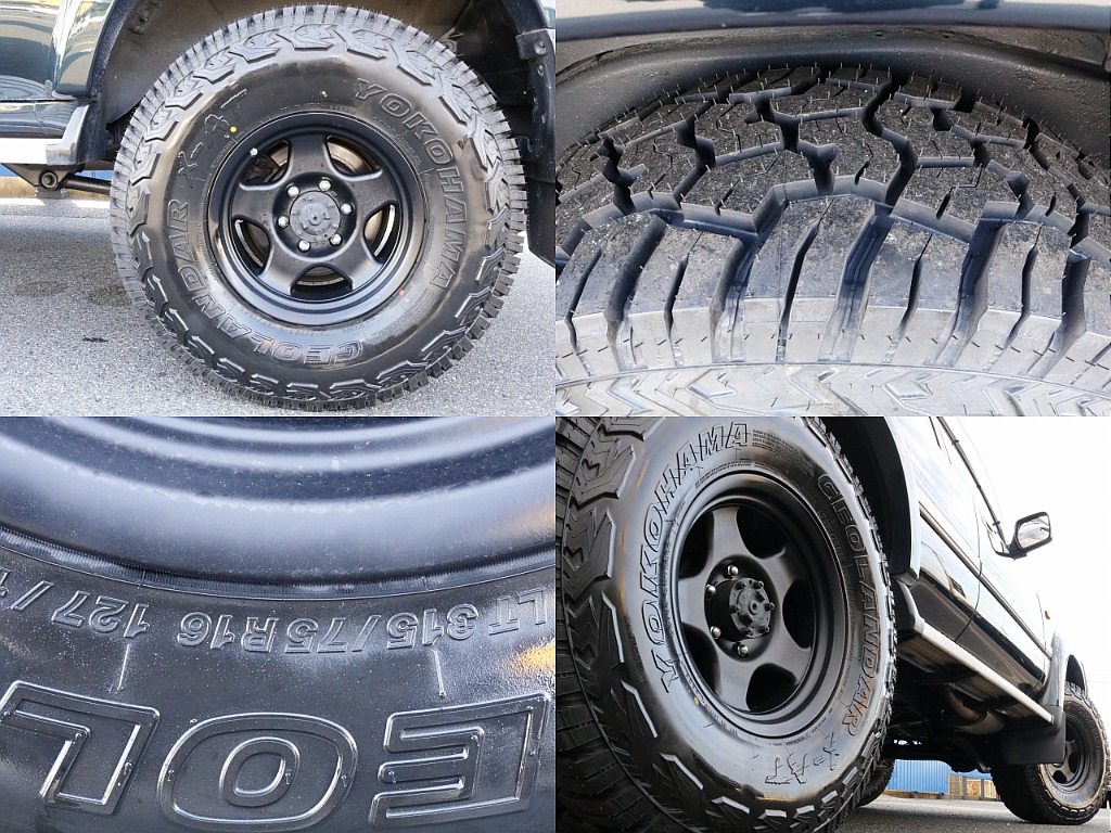 タイヤはブラッドレーV×ジオランダーX-AT（315/75R16）を新品インストール！！