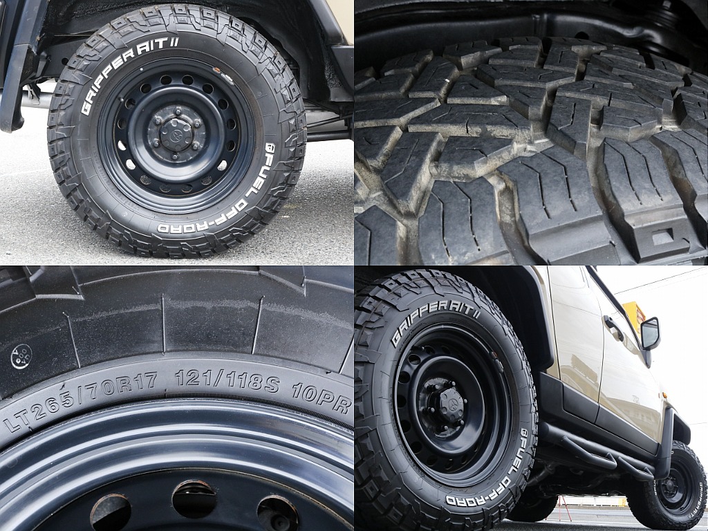 FＪ純正ホイール×FUELオフロード(265/70R17)　A/Tをインストール済み！