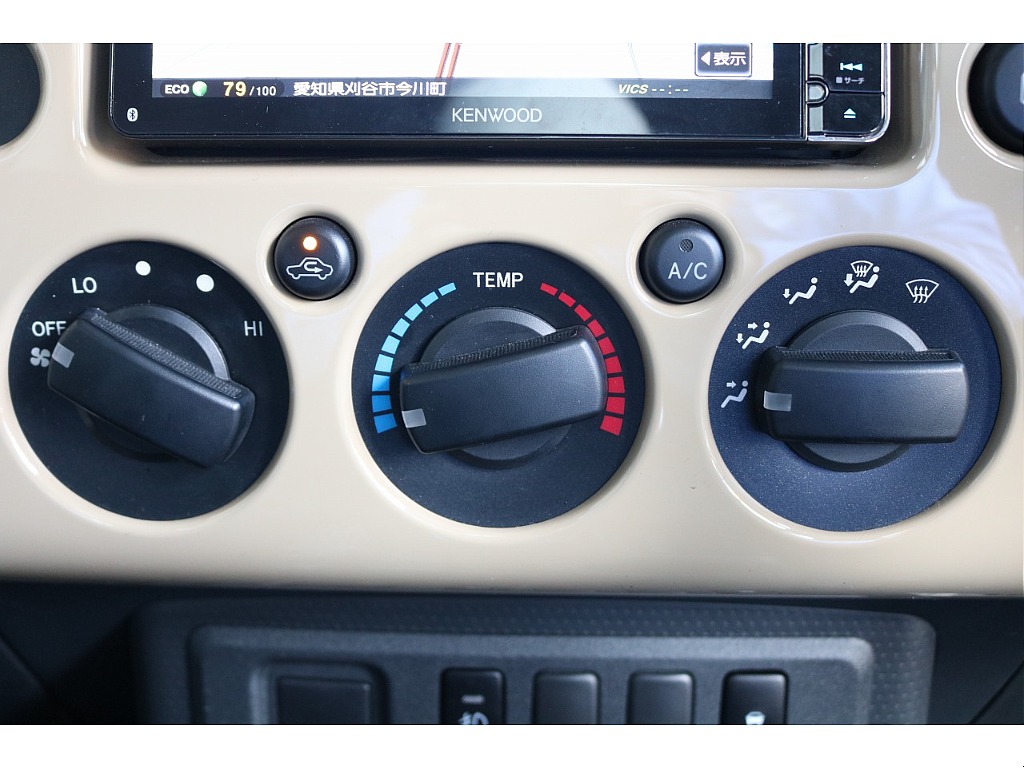 エアコン操作部